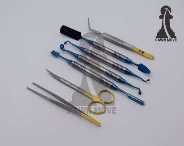 PRF GRF Dental Implant Set of 7 instruments Tools Surgery Kit High Quality