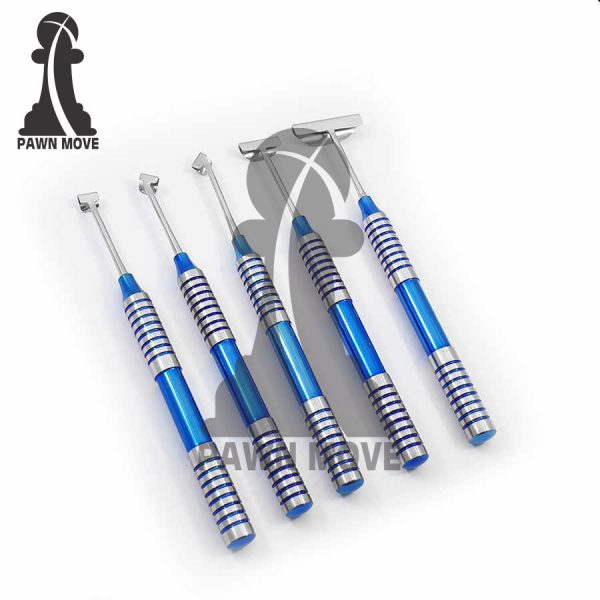 Soft Brushing Kit of 5 pcs, Dental Implant Instrument Lingual Flaps Surgery Set - Image 2